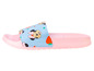 Roze slippers met Minnie Mouse print.
