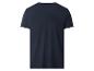 Donkerblauw T-shirt met korte mouwen, achterkant