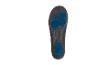 Enkele zwarte inlegzool met blauwe demping