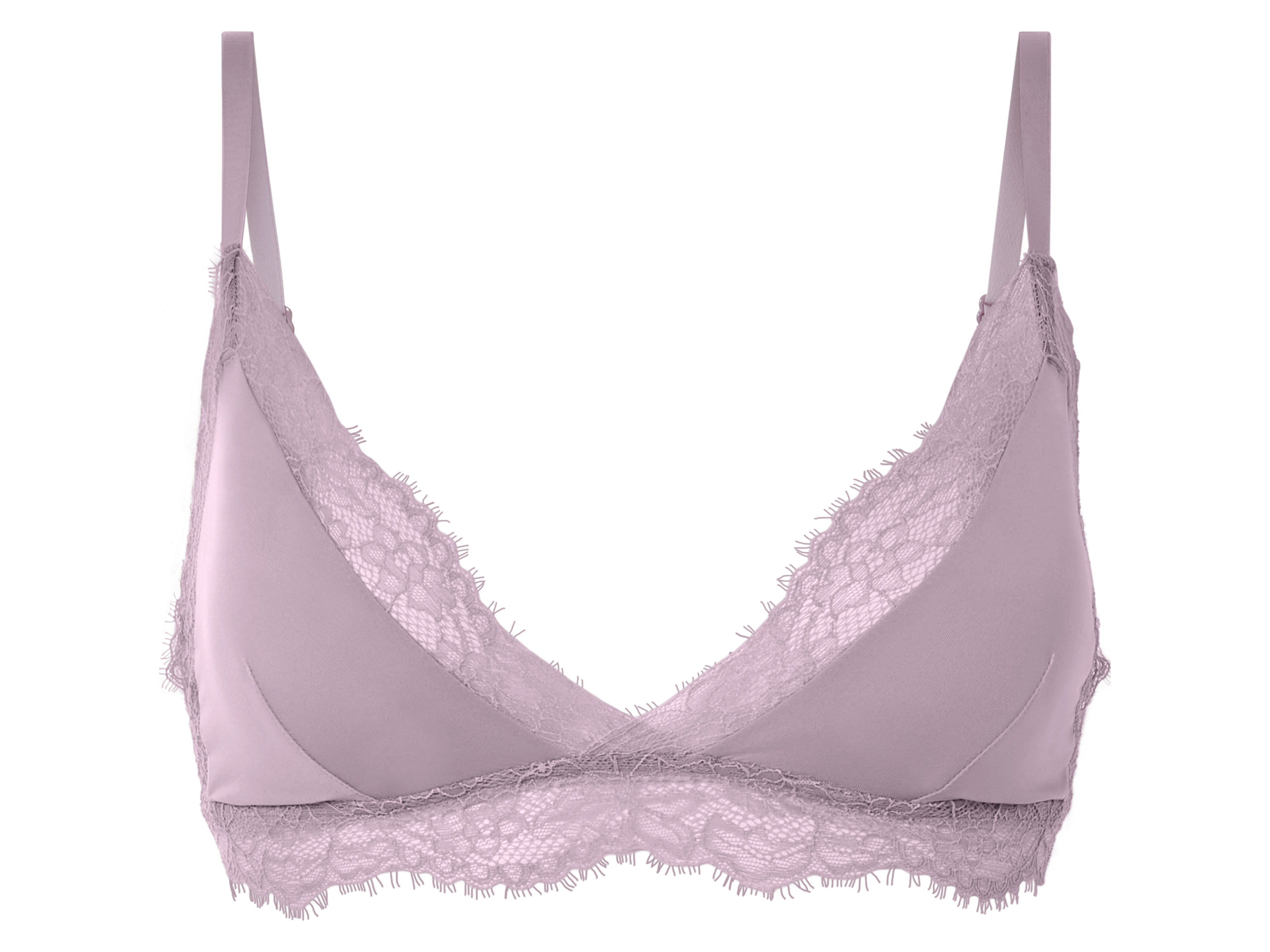 esmara Dames bralette met kant (lila, M (40/42))