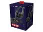 Gamingheadset, muis en muismat bundel in een doos, met zichtbare productspecificaties.