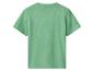 Effen groen heren T-shirt, achterkant