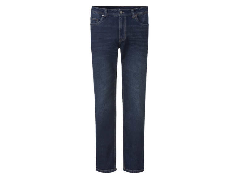 Heren jeans straight fit (48 (32/32), Donkerblauw)