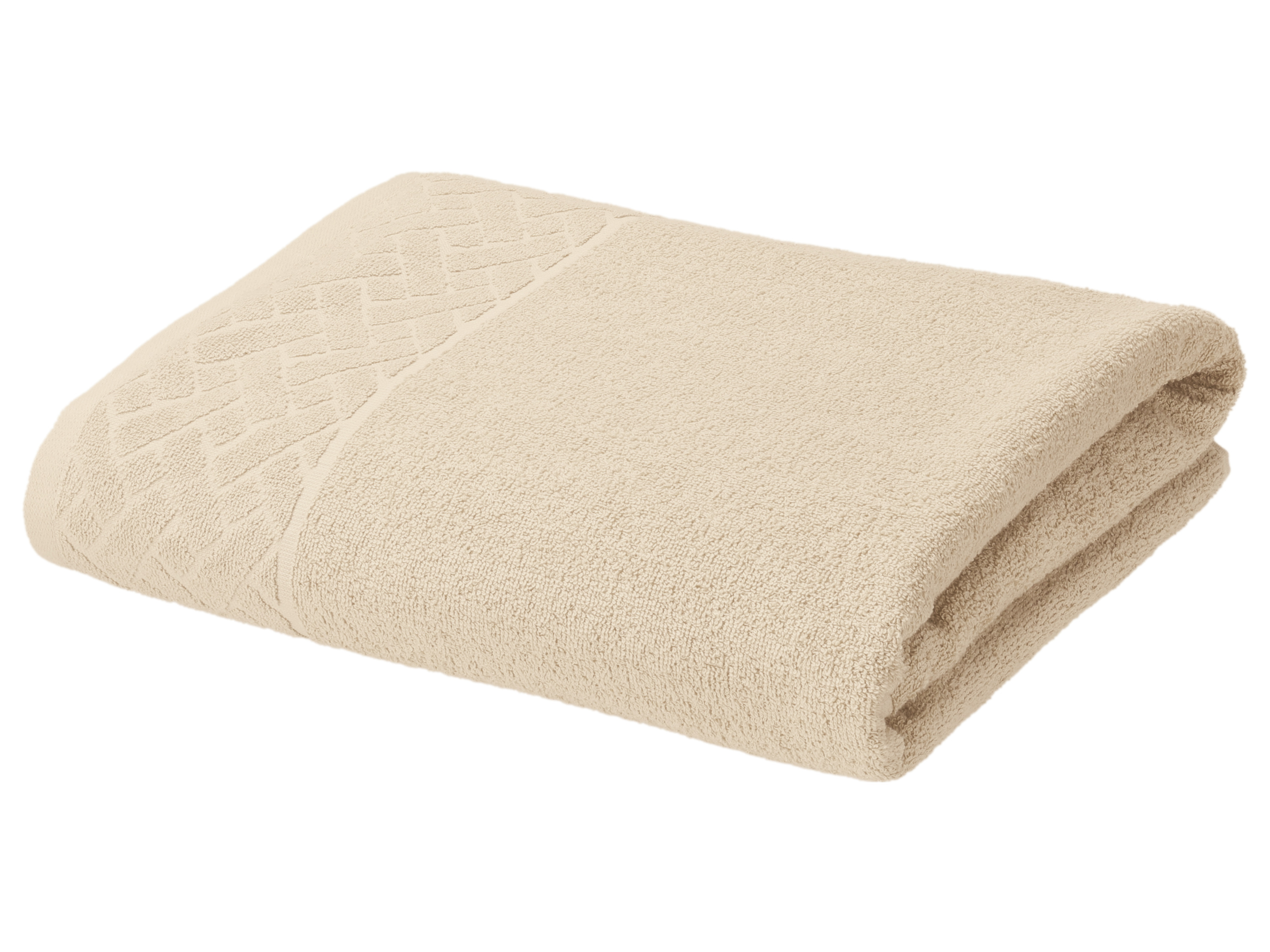 LIVARNO Handdoek 100 x 150 cm (Beige)
