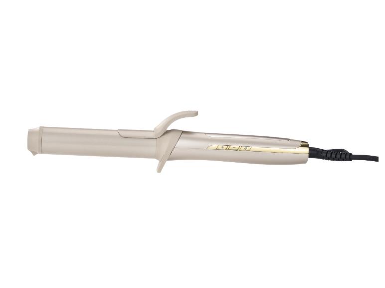 Lichte krultang met zwart snoer