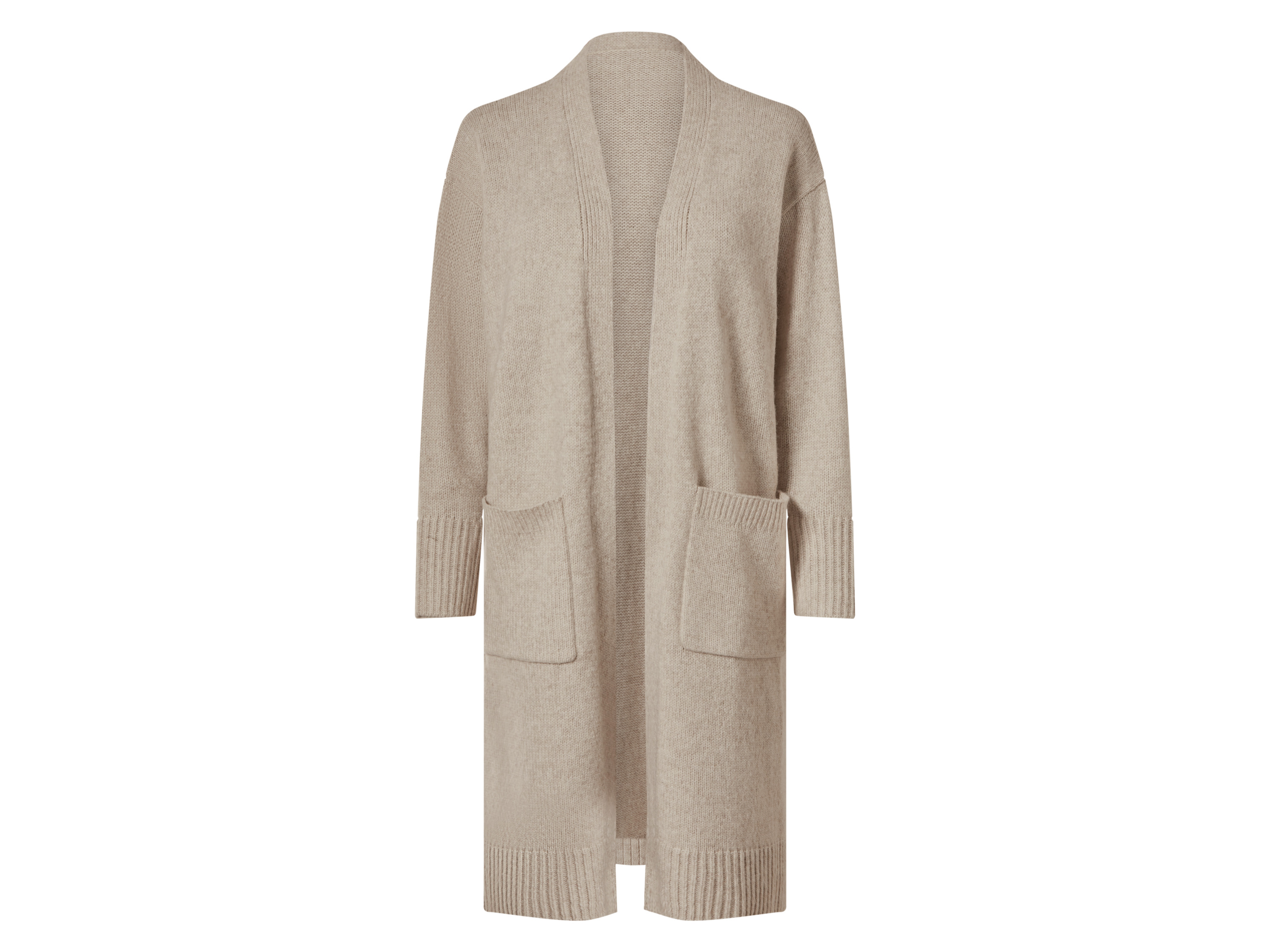 esmara Lang dames vest (Beige, XS (32/34))