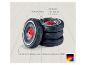 Fluisterstille wielen voor Bobby Car Classic, inclusief montagegereedschap, gemaakt in Duitsland.