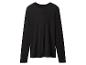 Eenvoudig zwart T-shirt met lange mouwen.