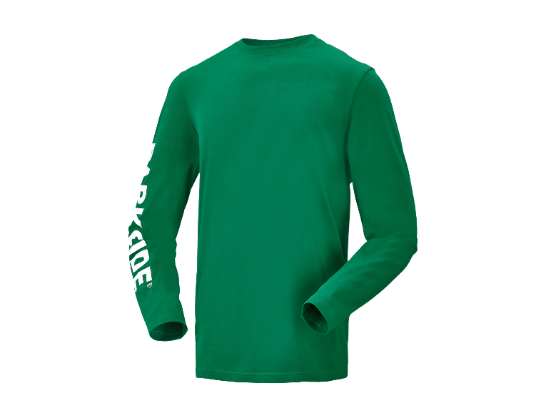 Parkside groen shirt met lange mouwen.