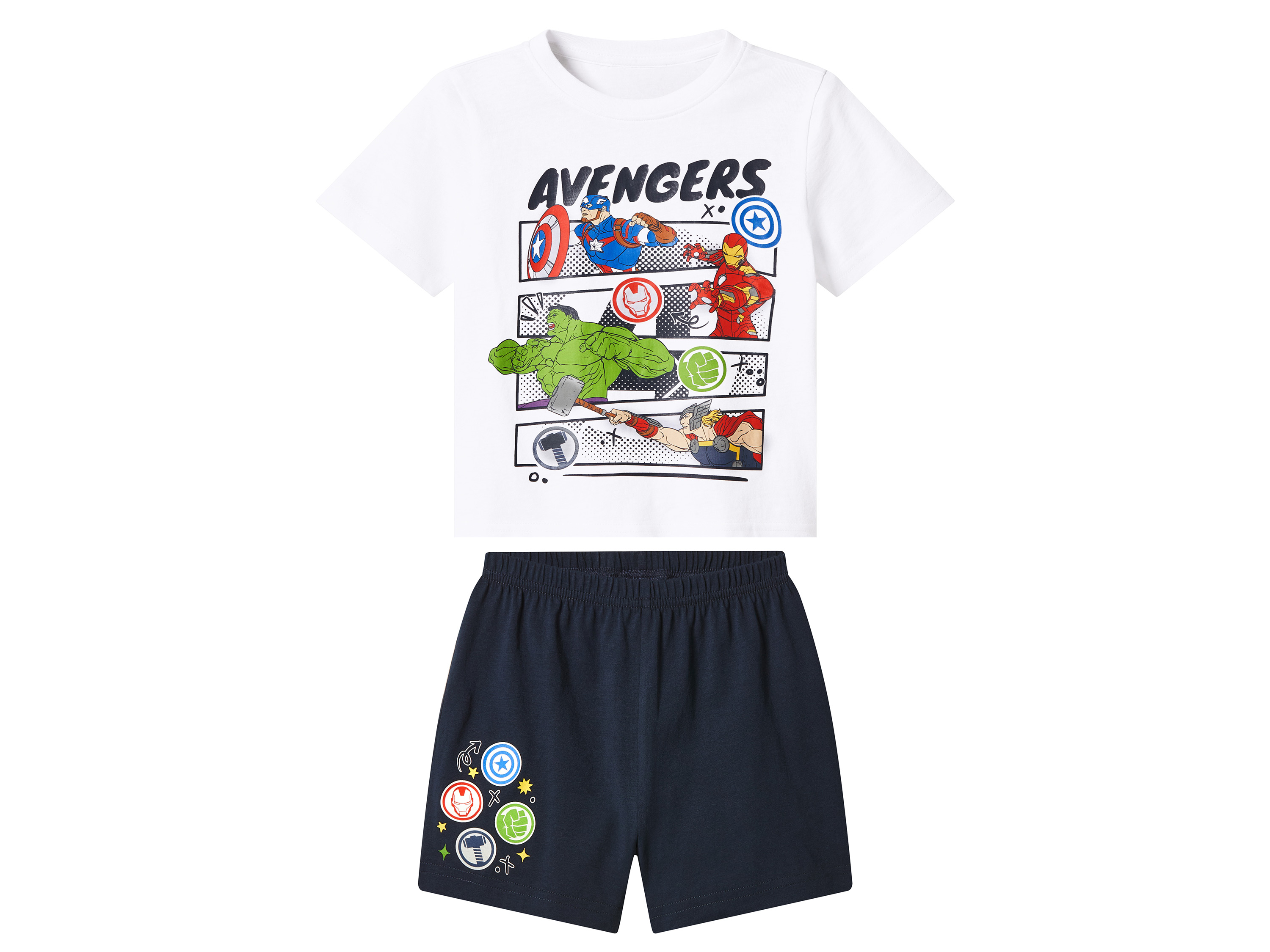 LUPILU Kinder shortama - Disney (Avengers, 98/104)