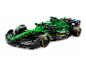 Aston Martin Aramco Cognizant Formule 1 raceauto gemaakt van LEGO stenen.