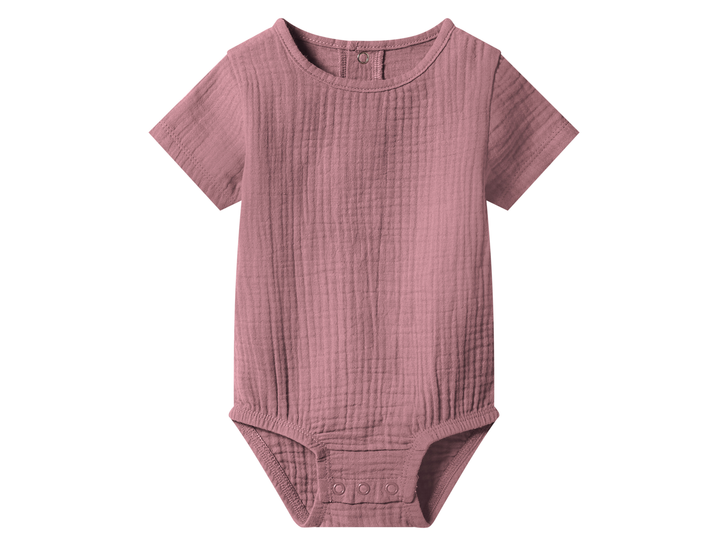 lupilu Mousseline baby romper (Lichtroze, 50/56)