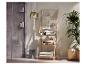 LIVARNO® houten ladder-handdoekenrek met handdoeken in een moderne badkamer.
