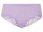Lila onderbroek met kant.