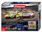 Carrera Digital 132 Grid Master racebaan met twee raceauto's.