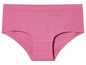 Een roze onderbroek van katoen.