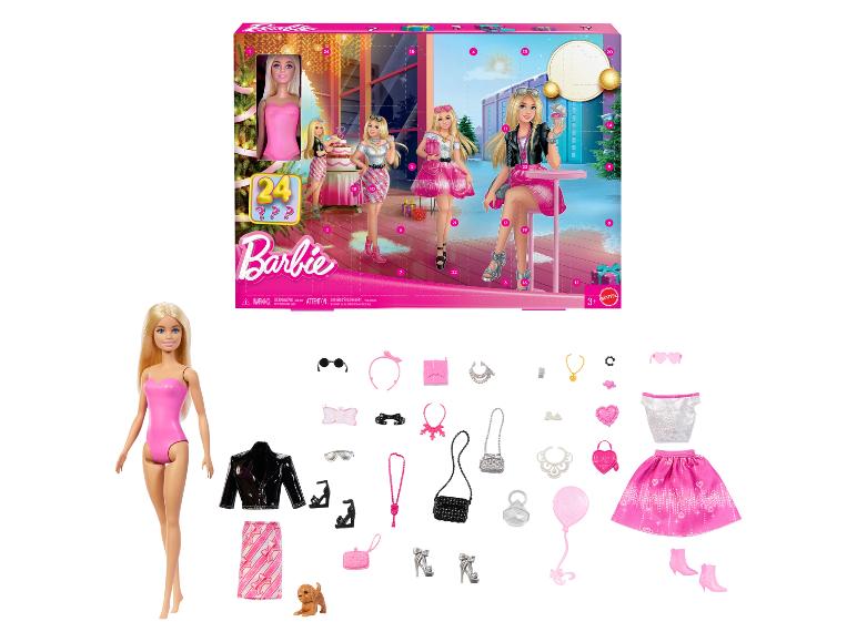 Barbie adventskalender met pop en accessoires
