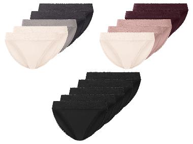 ESMARA® Set van 5 dames onderbroeken, met kant