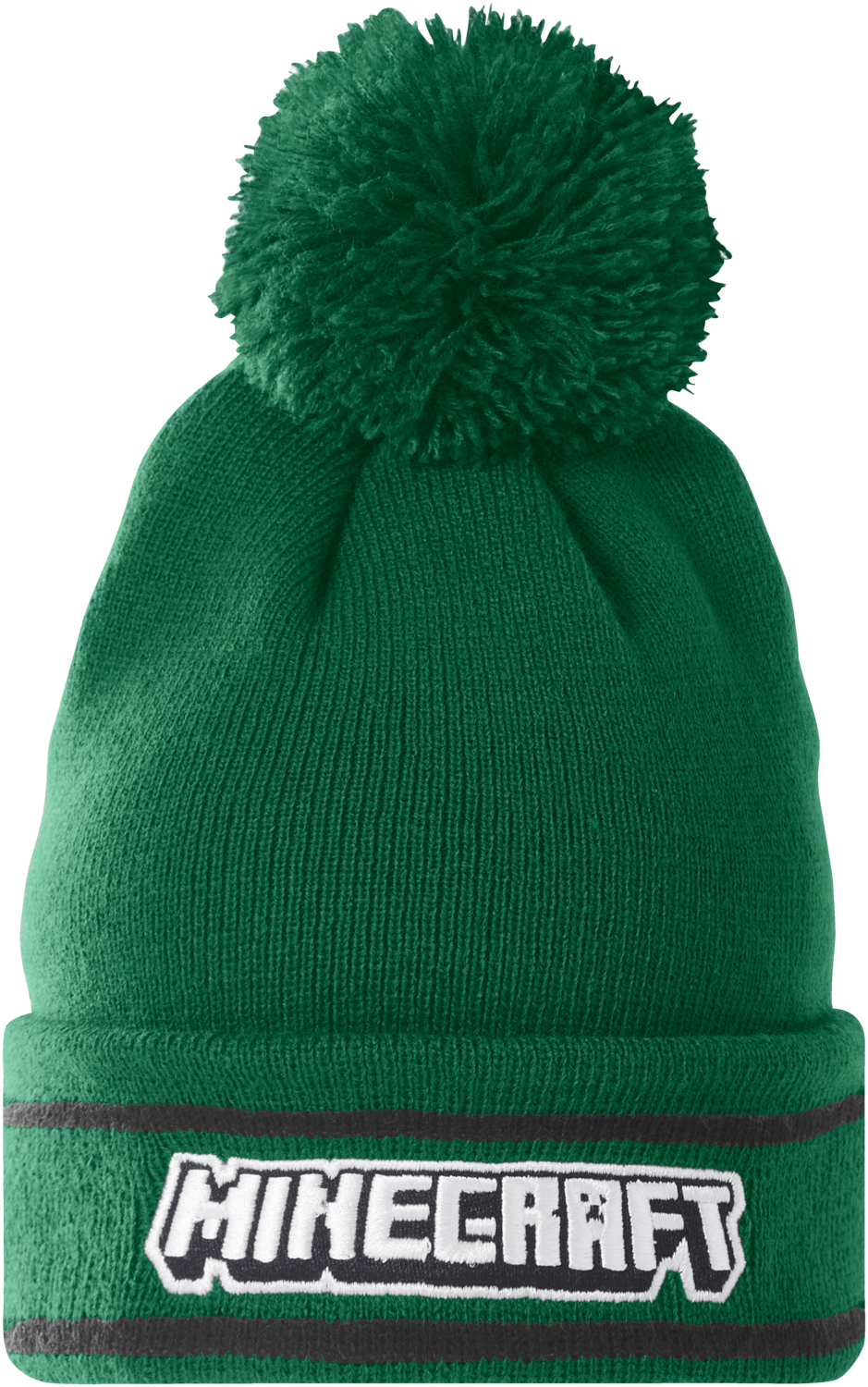 Kinder muts met pompon (Groen)