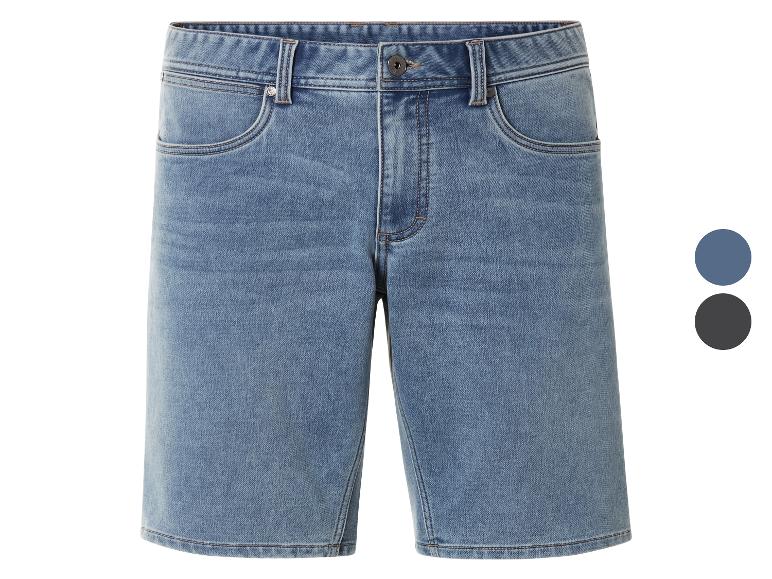 Jeans shorts, diverse kleuren.