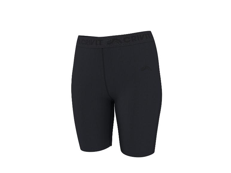 Zwarte sportshort met elastische tailleband en discreet logo