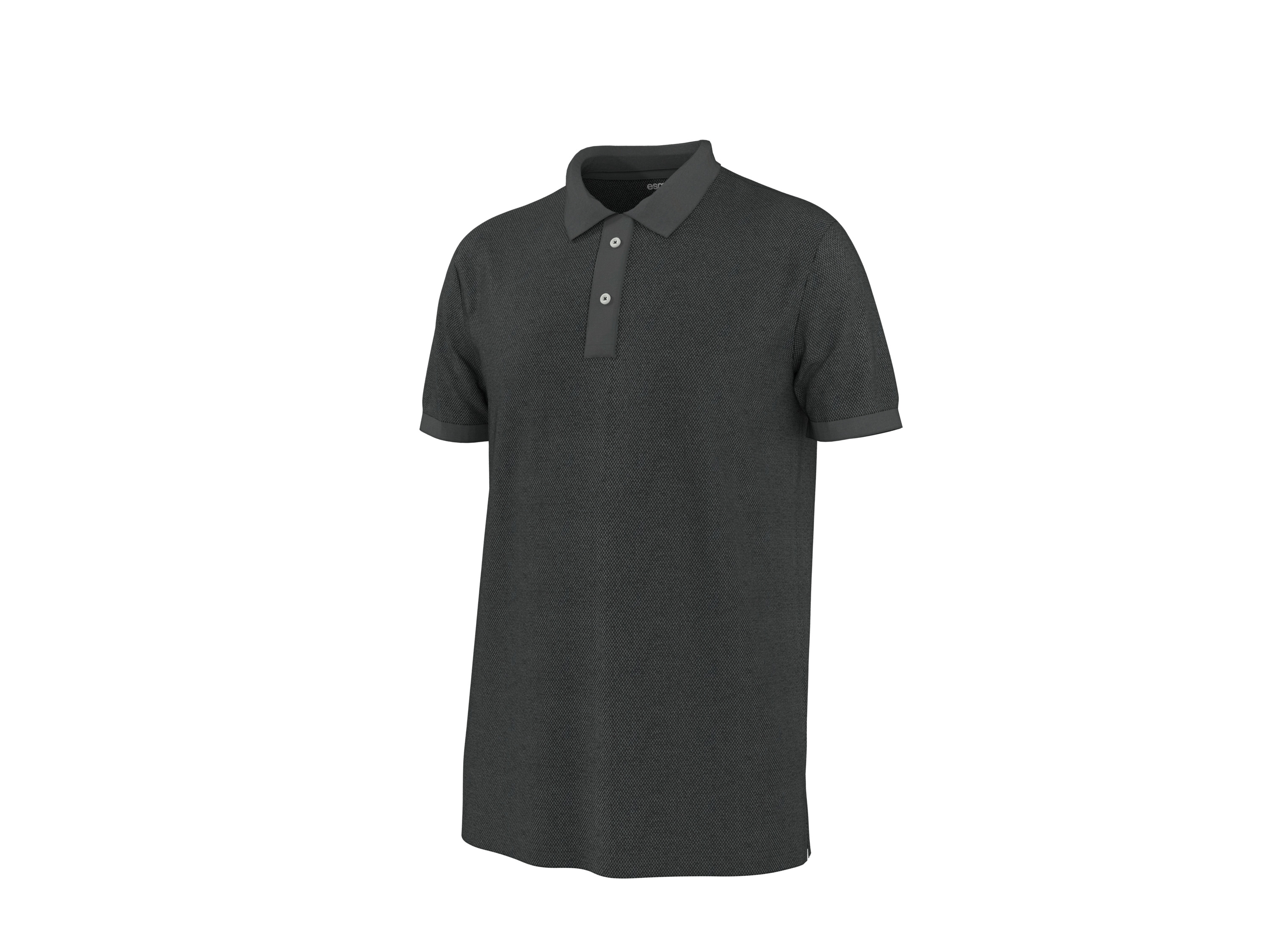 ESMARA MEN Heren polo (Zwart, XXL)