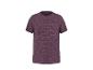 Paars sportshirt met korte mouwen en een subtiel patroon.