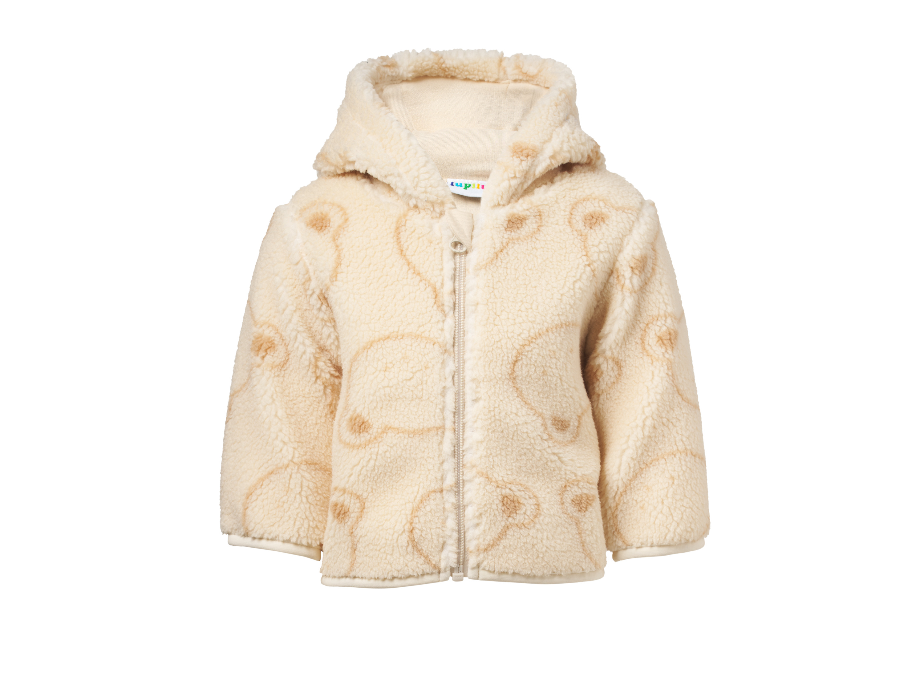 LUPILU Baby teddy jasje (Beige, 50/56)