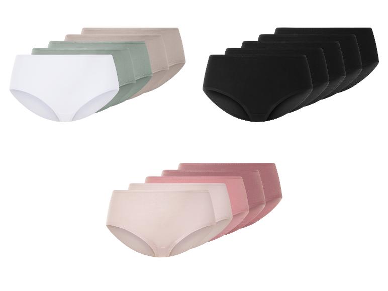 Set van zwarte, witte en roze slips.