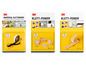 3M KLETT-POWER: ronde en rechthoekige klittenbandstrips, plus universele klittenband.