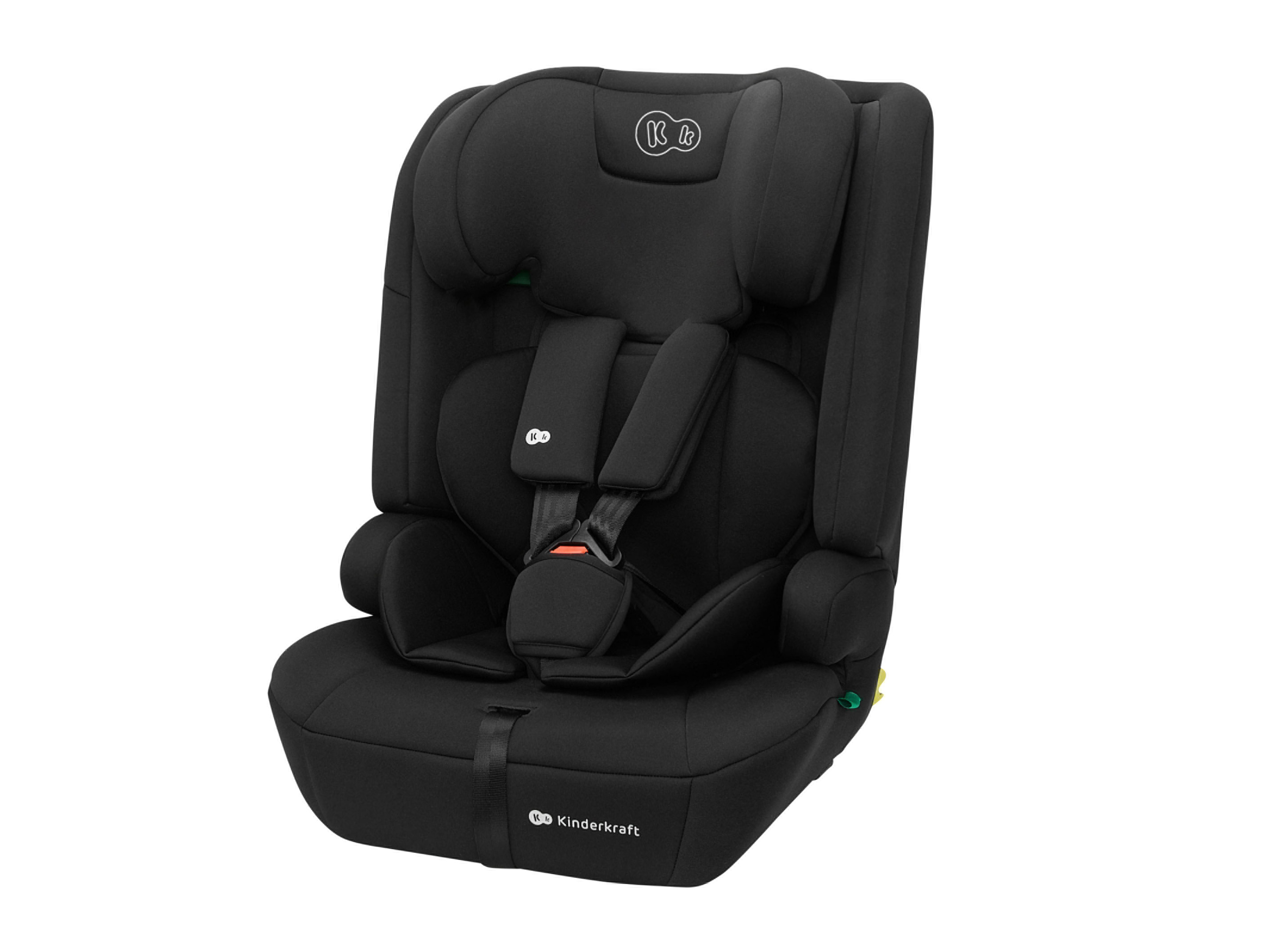 KINDERKRAFT IsoFix autostoel SAFETY FIX 3 CLASSIC i-Size, 15 maanden-12 jaar, 76-150 cm (Zwart)