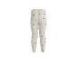 Kinderlegging in beige met zwarte hartjes.