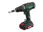 Cordless drill with a Parkside X20V team battery.