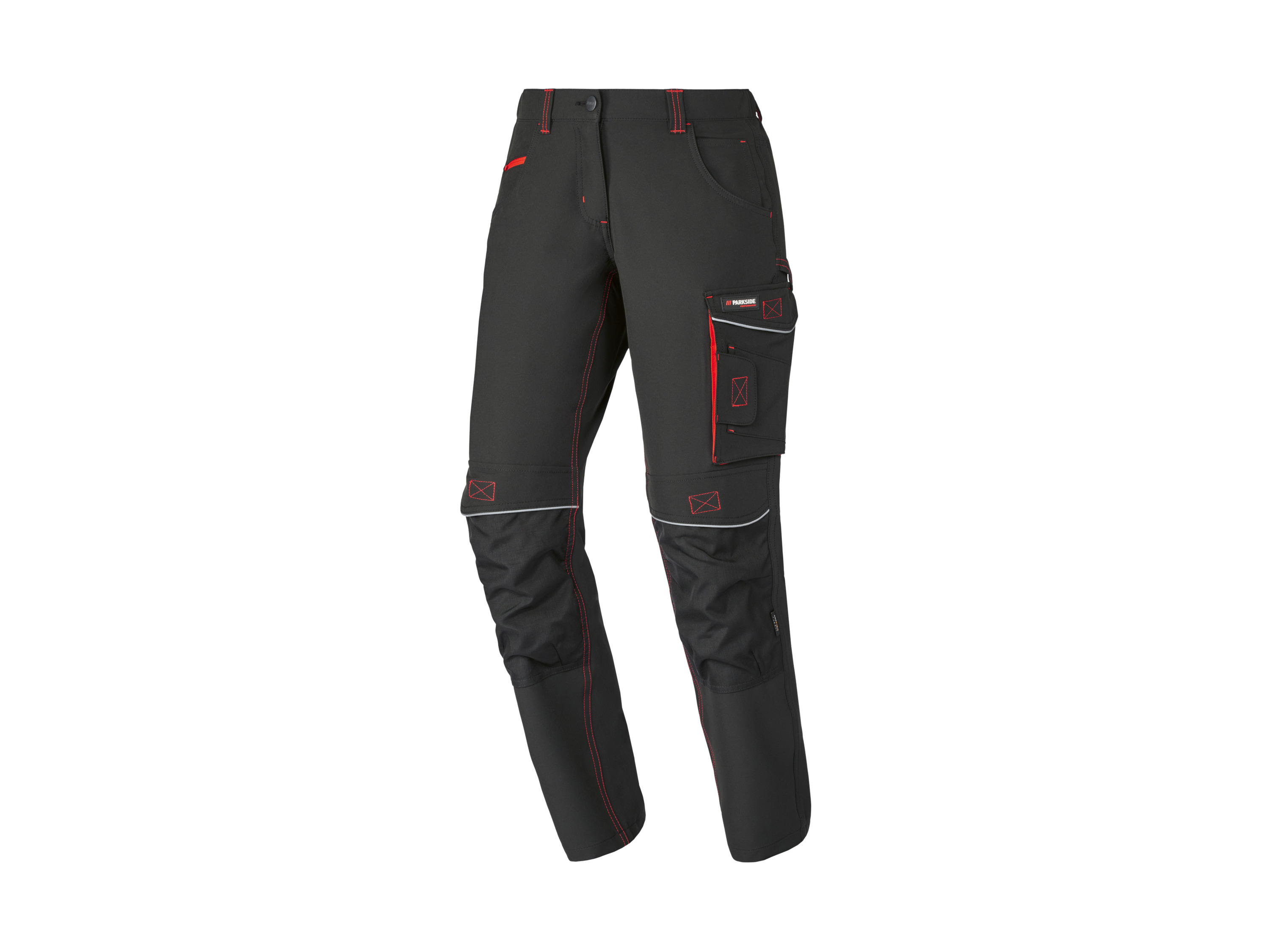 PARKSIDE PERFORMANCE Dames werkbroek met stretch (Zwart, 40)