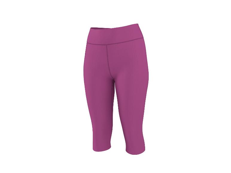 Fuchsia sportcapri voor dames