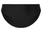 Een zwart bikini-onderdeel.