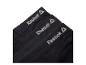 Drie zwarte Reebok boxershorts met zichtbaar logo.