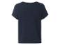 Donkerblauw t-shirt met korte mouwen, achterkant.