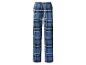 Heren blauwe geruite pyjamabroek.