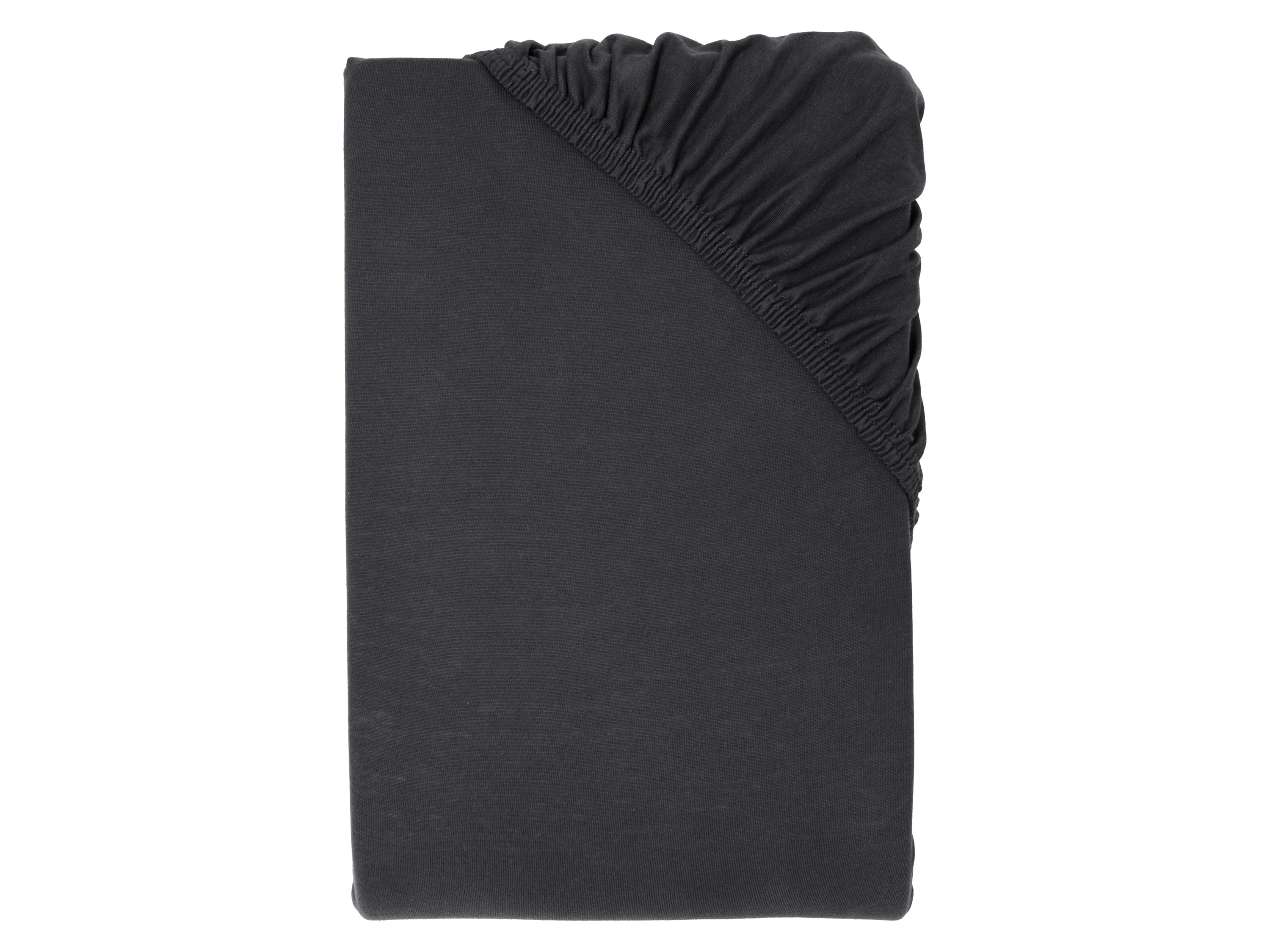 LIVARNO Jersey hoeslaken 90-100 x 200 cm (Antraciet)