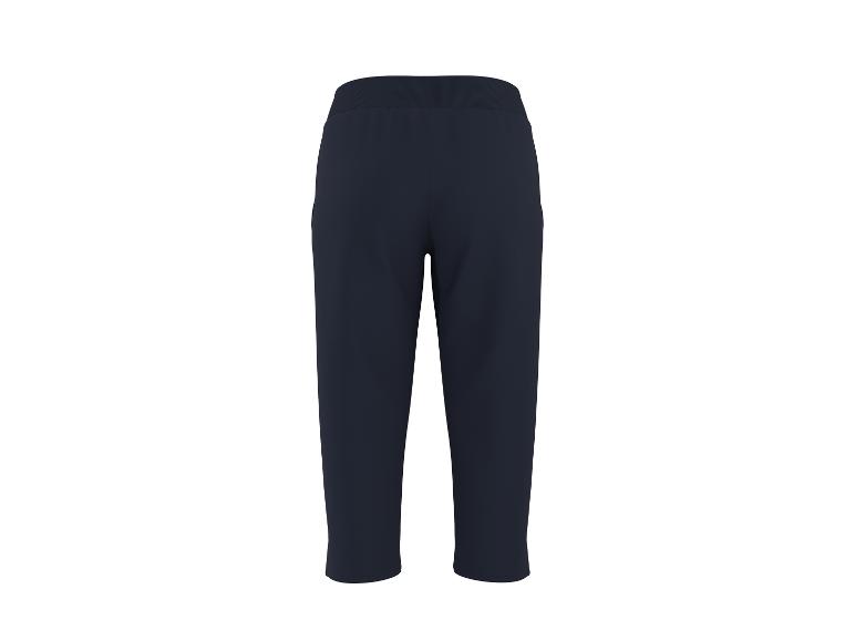 Donkerblauwe joggingbroek met elastische tailleband.