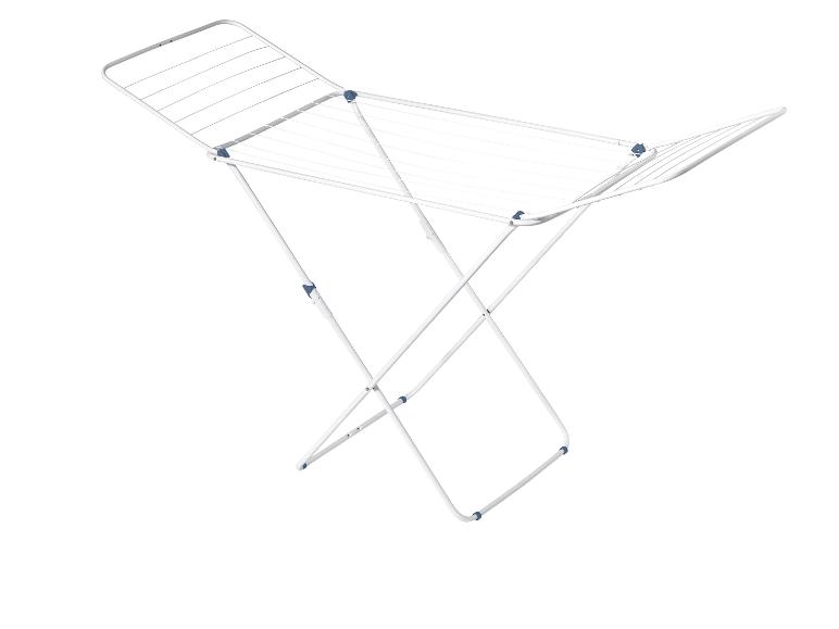 Wit wasrek met blauwe accenten