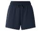 Donkerblauwe jogging shorts, casual stijl.