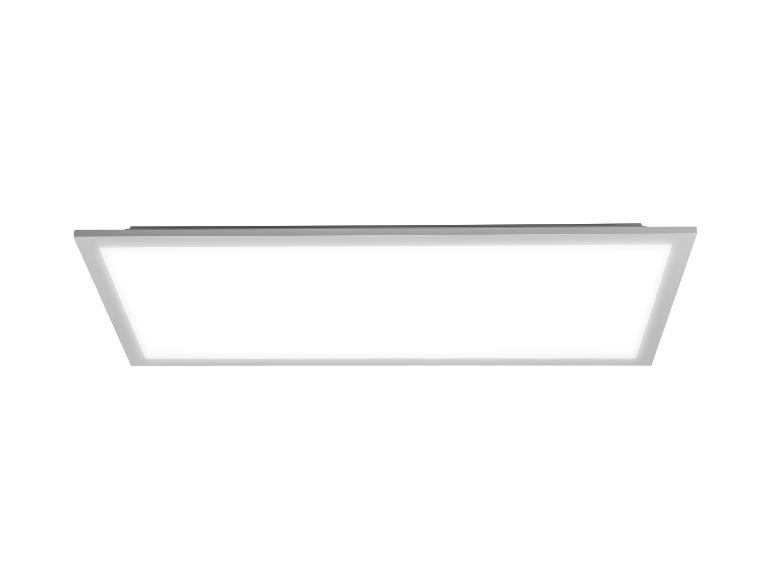 Rechthoekige LED-plafondlamp.