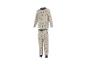Beige kinderpyjama met dinosaurusprint