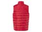 Rood gevoerd vest zonder mouwen