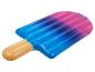 Opblaasbaar ijslolly zwembadvlot, blauw, roze en oranje.