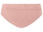 Roze damesonderbroek met kanten rand