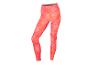 Dames sportlegging met oranje-roze stippenpatroon
