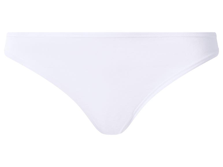 Witte hoog getailleerde string slip.